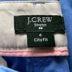 Worn once! J. Crew size 4 city pant light blue